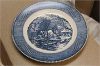 Currier and Ives Plate
