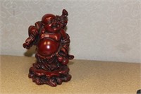 Chinese Red Resin Buddha