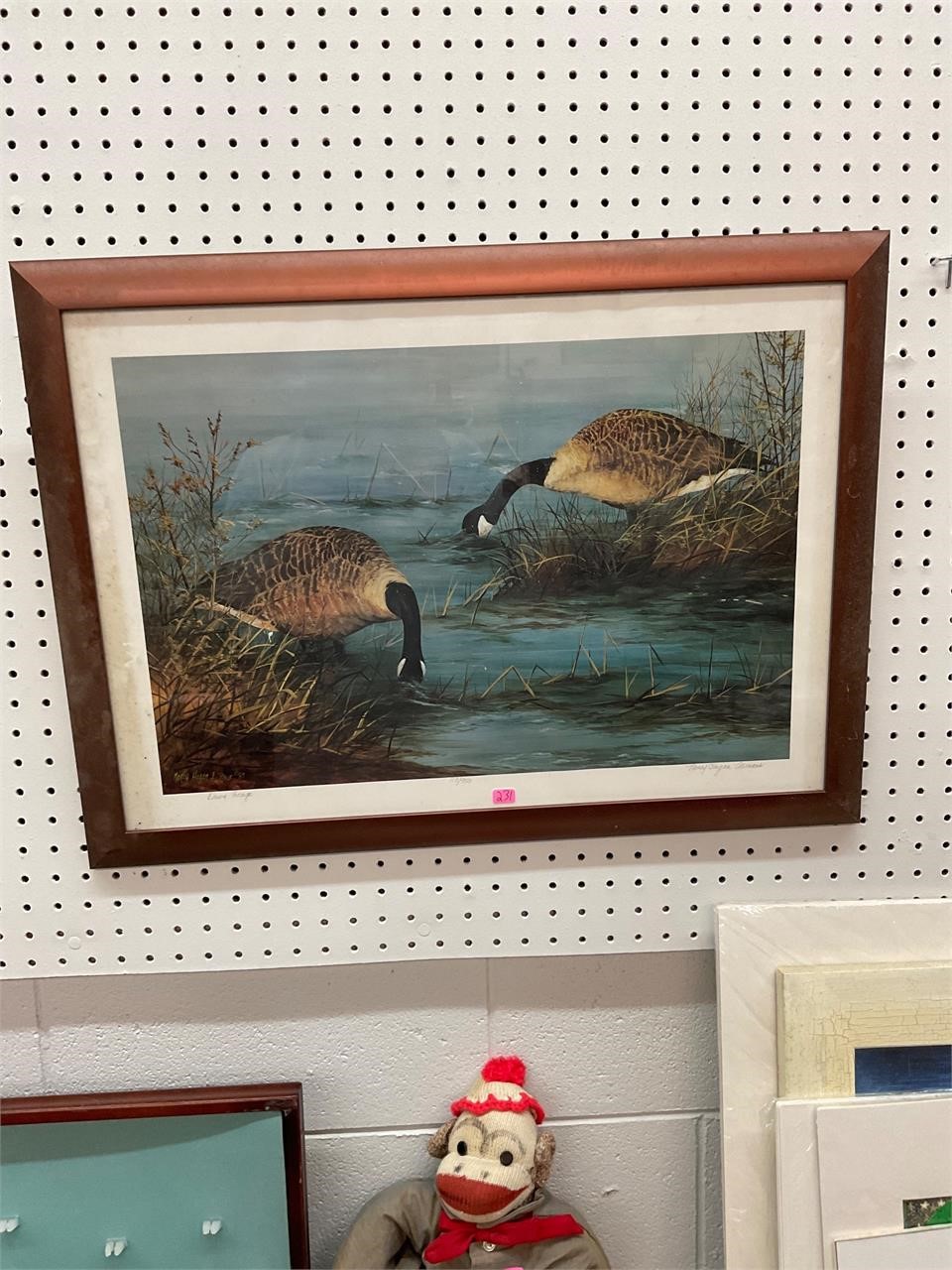 Signed and Numbered Goose Print