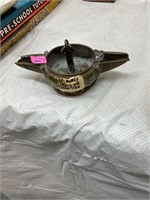 1700's? Antique Brass Oil Lamp
