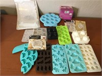 Lot OF Assorted Silicone Crafting Molds