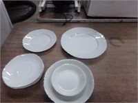 White Baverian plates and more