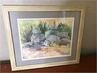 Orginal Signed Framed Watercolor Painting