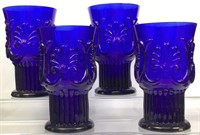 Pilgrim Glass Cobalt Blue Glasses