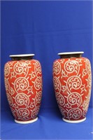 A Pair of Large Chinese Contemporary Vases