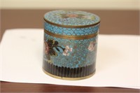 A Chinese Cloisonne Cylinder Container
