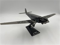 Desk model airplane Junkers Ju 52 10in wingspan
