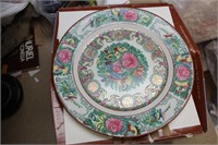 Contemporary Chinese Rose Medallion Plate