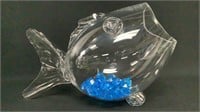 Fish Shaped Beta Fish Glass Fish Bowl