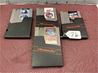4 Nintendo NES Sport Games