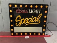 Coors Light Motion Light Sign