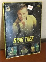 Vintage Star Trek Captain James T Kirk Metal Sign