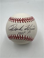 Hall of Fame HOF Ralph Kiner autographed baseball