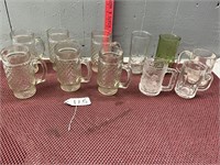 Footed Handled Drinking Glasses