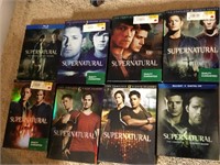 Lot Of Supernatural Season Sets Blu Ray & DVD