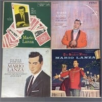 Four Mario Lanza Vinyl LP Albums