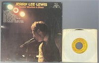Jerry Lee Lewis Vinyl LP Album & 45 Single