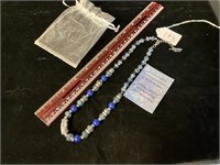 Sodalite with Crystals & Beads Necklace