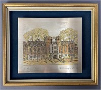 Michigan League U of M Damascene Etching