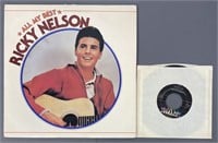 Ricky Nelson Vinyl LP Album & 45 Single