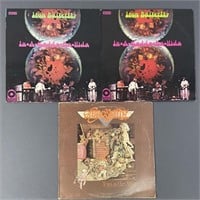 Iron Butterfly & Aerosmith Vinyl LP Records