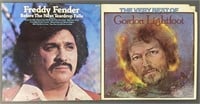 Freddy Fender & Gordon Lightfoot Vinyl Records