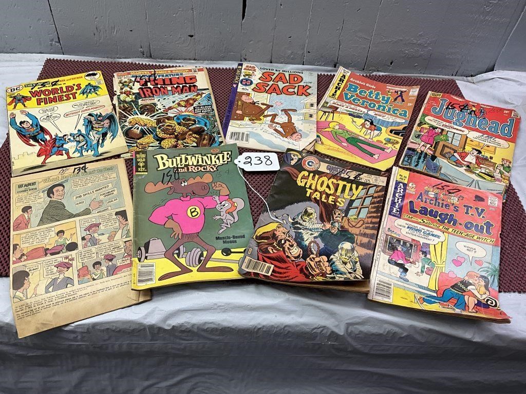 Marvel, Archie, Bullwinkle Comics & more