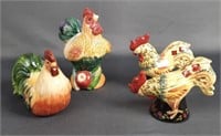 Rooster Lot Including Napkin Holder and Shakers