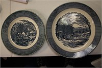 Lot of 2 Ironstone? Plate or Platter