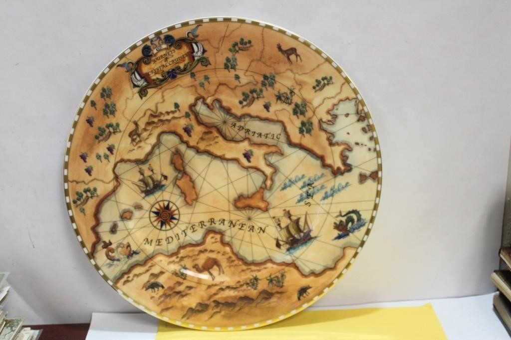 A Villeroy and Boch Map Platter