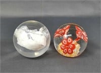 Set of Beautiful Paperweights