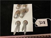 Sterling Silver Western Earrings