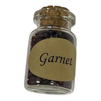 Natural Garnet Mixed Chips Bottle