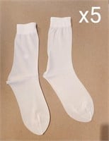 5x Ladies Mierle silk stockings size 24-27