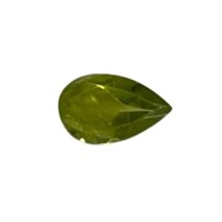 Natural 1.00ct Pear Cut Peridot Gemstone