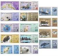 Complete Set Of 14 Commemorative Banknotes