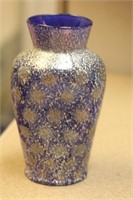 Pinched Overshot Artglass Vase
