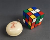 Duncan Glow Imperial Yoyo and Rubik's Cube