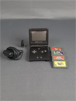 2002 Nintendo GameBoy Advance SP with Games