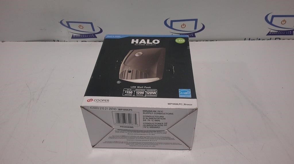 Halo Outdoor Security Light WP1050LPC Bronze LED
