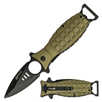 Mtech Usa Green Grenade Spring Assisted Knife