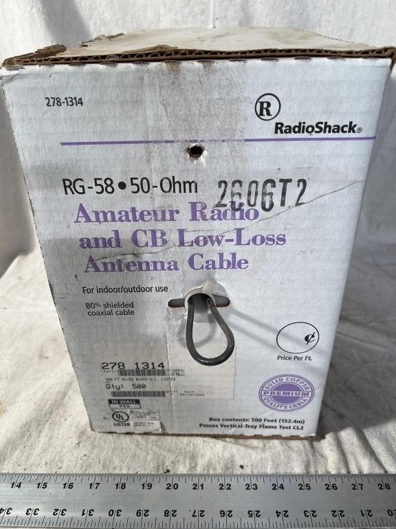 Partial Box RG58 Coax Cable