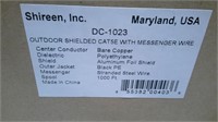 SHIREEN DC-1023 CAT5E CABLE - NEW 1000FT SEALED