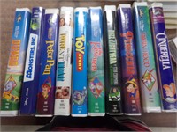 10 Disney VHS movies - some Black Diamond