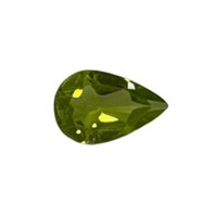 Natural 0.84ct Pear Cut Peridot Gemstone