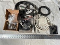 Box of Antennas, Cables, Surge Protectors