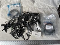 Box of 1/8"  Audio Cables and Adapters