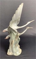 NAO by LLadro Porcelain Heron Birds in Flight