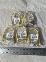 New Cat 5e 1’ Ethernet Cables QNTY: 25