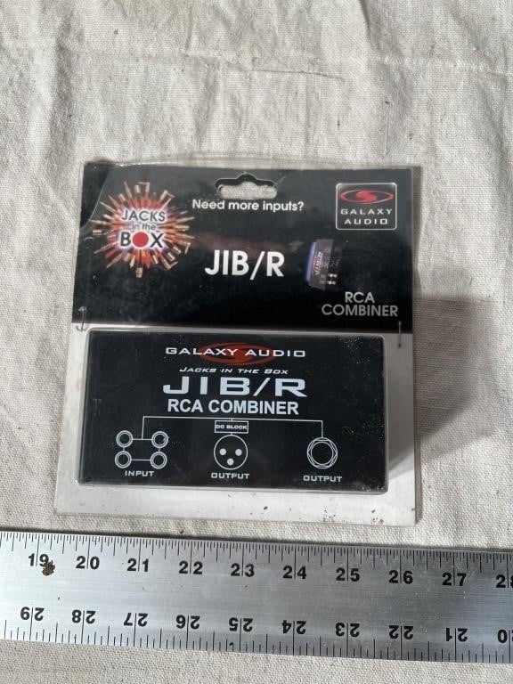 Jack in the Box RCA Combiner XLR - 1/4" Out